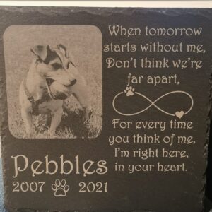 Herdenking display leisteen