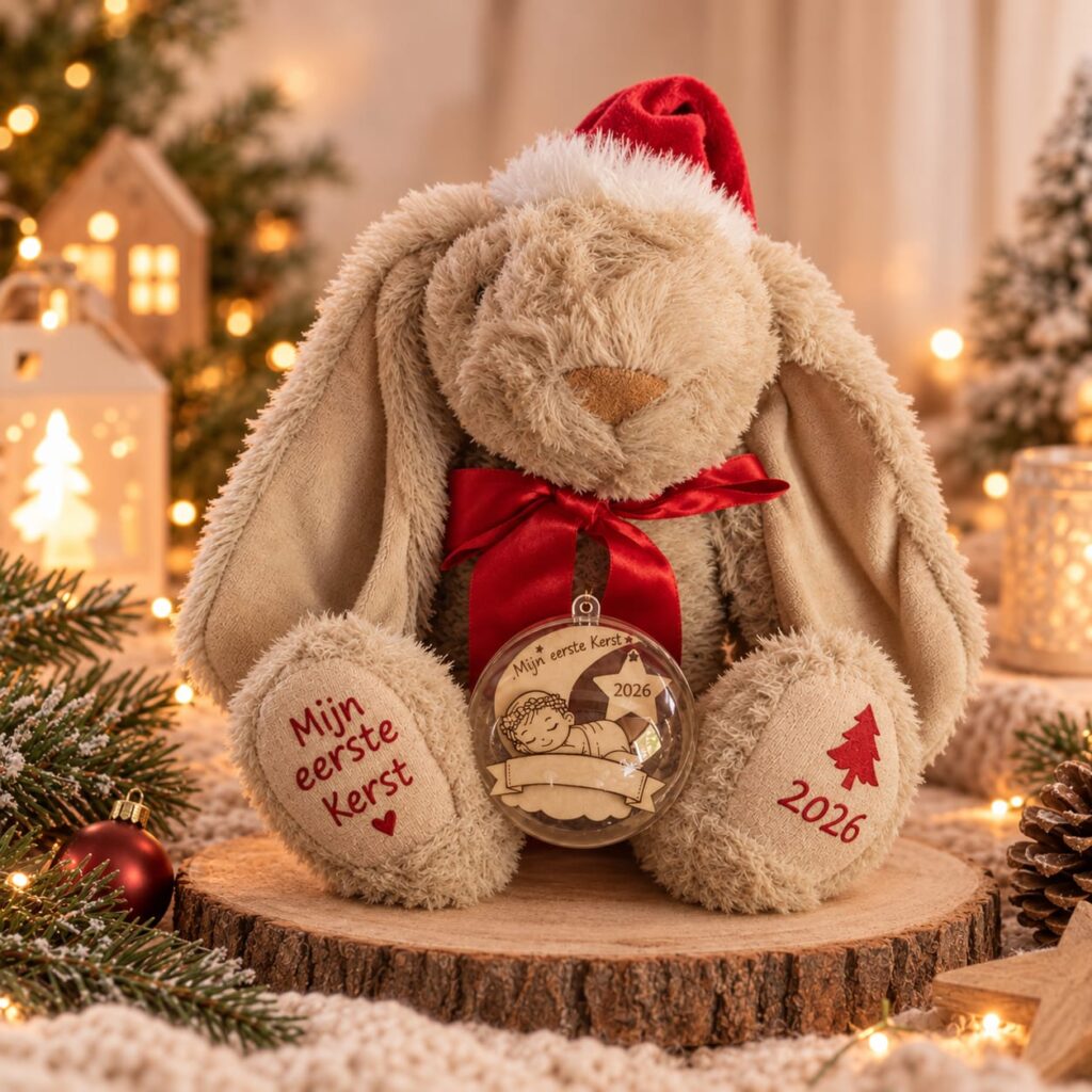 Mijn Eerste Kerst Knuffel met Ornament